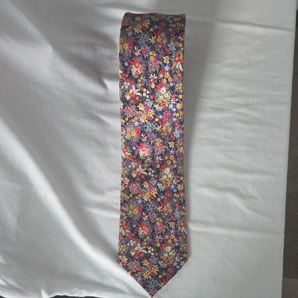 Joseph Abboud Multicolor Floral Tie